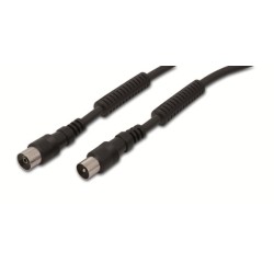 Cavo di antenna 1 spina + 1 presa iec 9,5 con filtri - l. 2mt