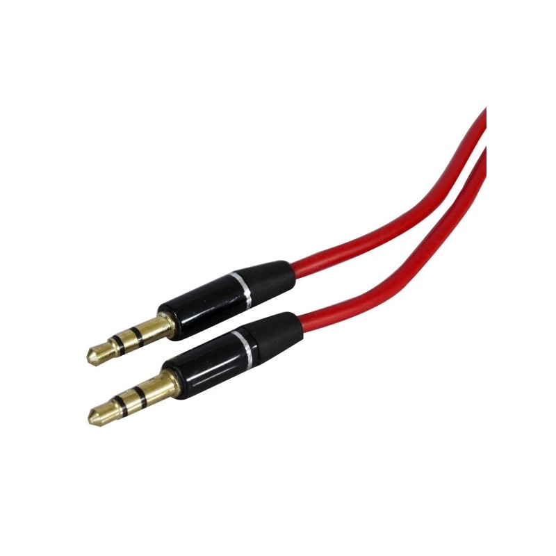 Cavo audio alta qualità - 2 jack - 1 jack 3,5 mm stereo / 1 jack 3,5 mm stereo - l. 1,5 mt