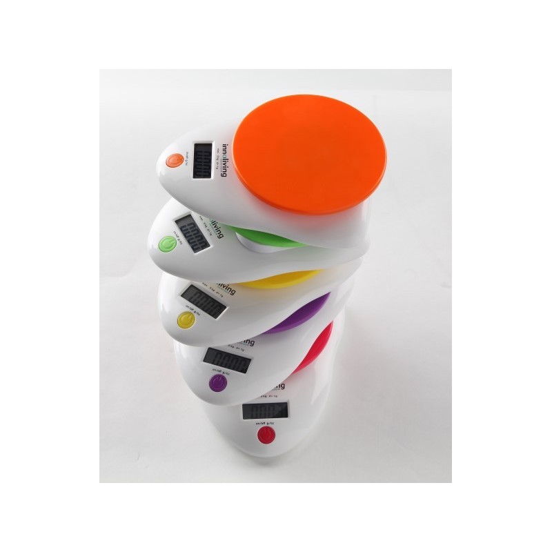 Bilancia digitale colorata da cucina ARANCIONE