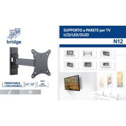 Supporto staffa braccio per TV LCD LED 22 24 26 28 32 pollici