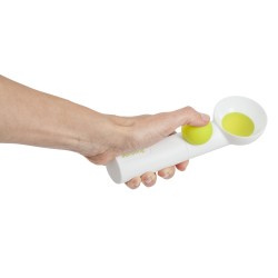 CUCCHIAIO PORZIONATORE CON PULSANTE DI RILASCIO