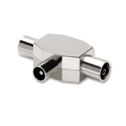 Adattatore sdoppiatore switch 2 prese 1 spina antenna