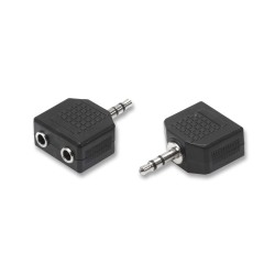 Adattatore switch 1 spina jack 3,5 mm 2 prese jack 3,5 mm