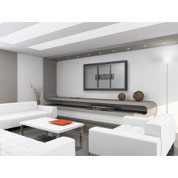 Supporto staffa universale fisso a parete per tv LCD LED fino a 47" e 40 kg.