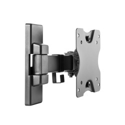 Supporto staffa inclinabile orientabile per tv lcd led 19 22 24 26 28 32 " pollici 