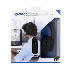 Cuffia multimediale chiusa ad archetto con microfono