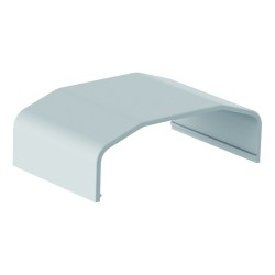 Canalina per cavi in plastica colore bianco 75 cm