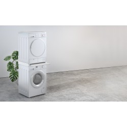 Piano supporto per lavatrice asciugatrice alluminio con cassetto