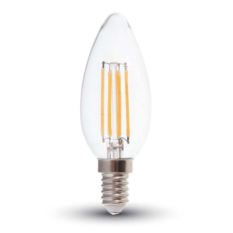 Lampadina led goccia 8W calda 2700K E27 VT-1978