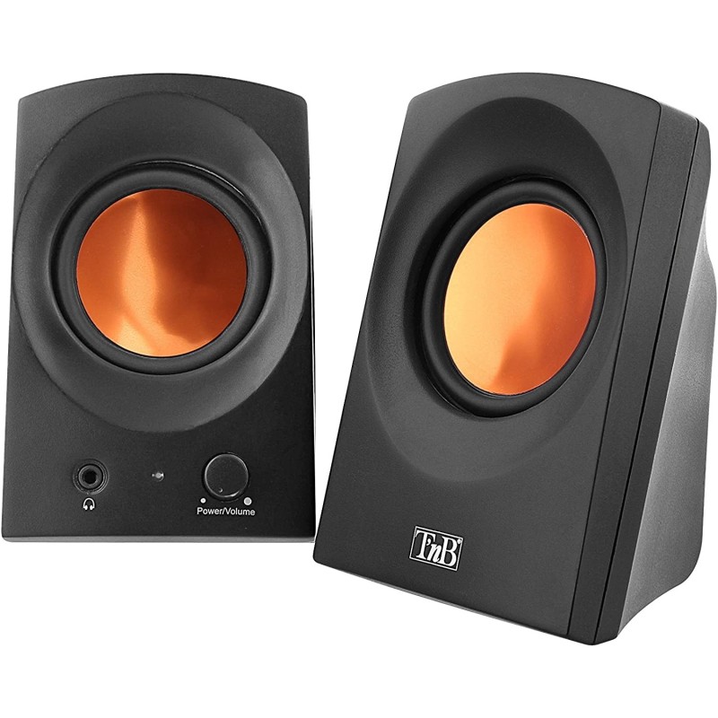 Coppia diffusori amplificati per TV PC Tablet Smartphones