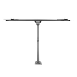 Supporto staffa 2 bracci per TV LCD LED 42 50 55 60 65 70 pollici