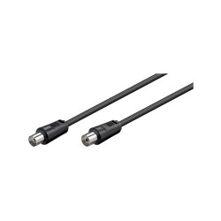 Cavo Prolunga antenna tv 1 spina + 1 presa iec 75 OHM -  5 mt