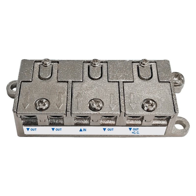 Splitter divisore di segnale antenna tv dvb 1 ingresso 4 uscite