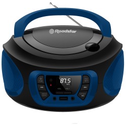 Radio portatile stereo FM CD MP3 USB BLU CDR-365U/BL