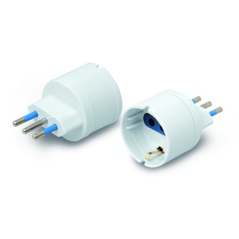 Adattatore presa schuko  spina 2p + t 10 a 3002