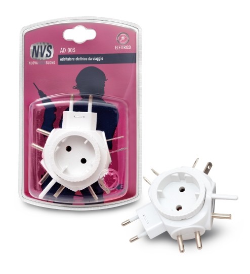 AD003 Adattatore prese spine elettriche di tutto il mondo da viaggio