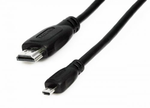 14/52 Cavo hdmi hi-speed + ethernet 1 connett standard + 1 connett micro - 1,5 mt