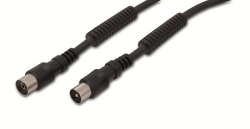 Cavo di antenna 1 spina + 1 presa iec 9,5 con filtri - l. 2mt