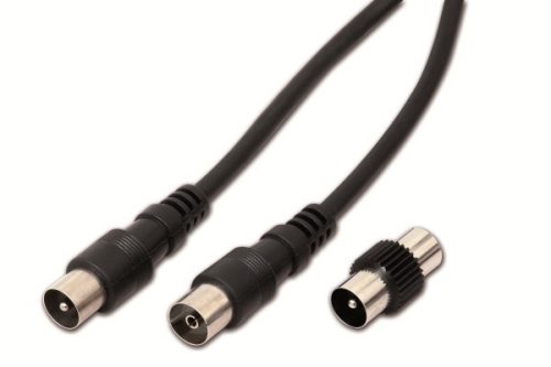 Cavo di antenna 1 spina + presa iec 9,5 mm - l. 3mt