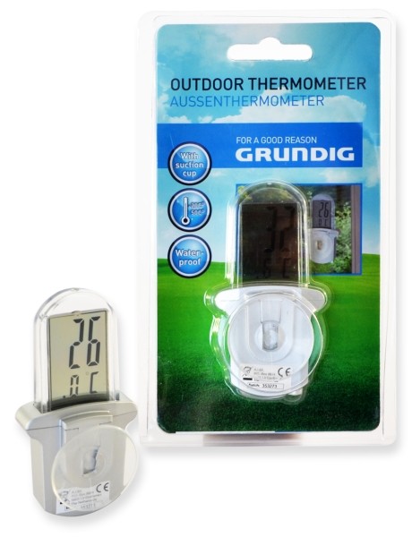 51011 Termometro da esterno a ventosa Grundig