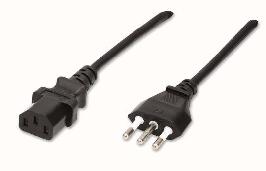 Cavo di alimentazione spina 10 a 2p + t presa iec - 1,5 mt