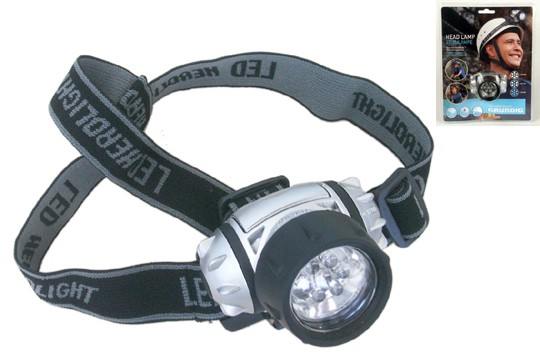 38692 Torcia Grundig testa con elastico a LED tipo minatore