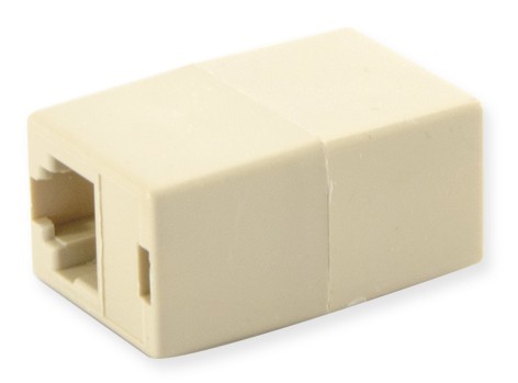 20/03 Accoppiatore telefonico 2 prese modulari 6p4c