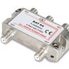 SAT04 Partitore 1 in 4 out per segnali d'antenna satellitari