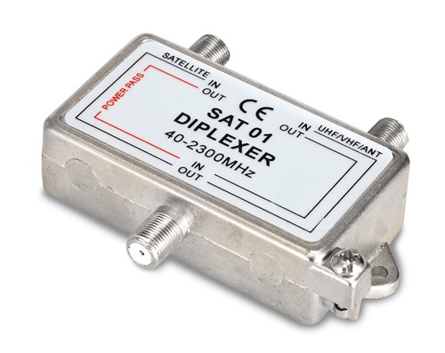 SAT01 Miscelatore e demiscelatore per segnali d'antenna satellitare