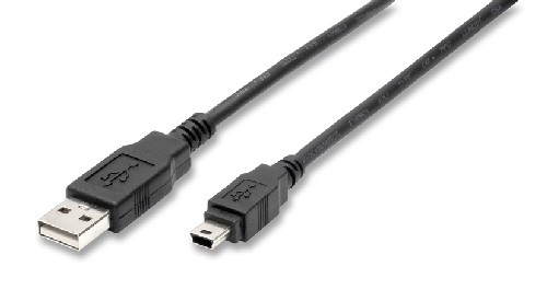 15/08 Cavo spina usb A spina miniusb 5 poli A - 1,5 mt