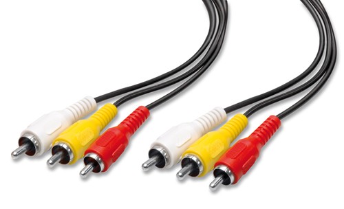 9/11 Cavo audio e video 3 RCA + 3 RCA - 1,5 mt