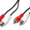 3/19 Cavo Prolunga 2 spine rca maschio + 2 prese rca femmina - 5 mt