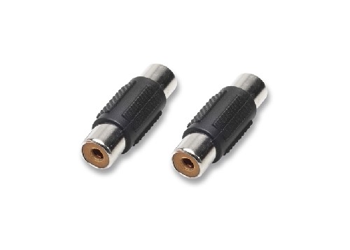 3/12 Adattatore 2 prese rca femmina