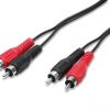 3/01 Cavo audio 2 spine rca m maschio + 2 spine rca m maschio - 1,5 mt