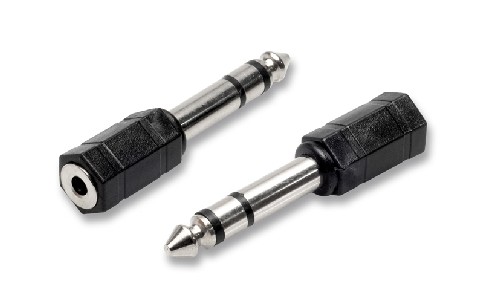 2/06 Adattatore jack 6,35 mm presa jack 3,5 mm stereo