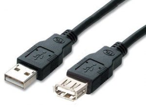 70/14 Cavo usb spina usb a + presa usb a - 5 mt