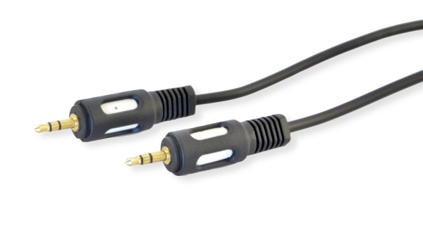2/55 Cavo audio alta qualit? 2 jack - 1 jack 3,5 mm 1 jack 3,5 mm stereo - l. 1,5 mt