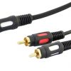 2/54 Cavo audio alta qualit? 1 jack 3,5 mm stereo e 2 rca 1,5 mt