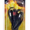 2/54 Cavo audio alta qualit? 1 jack 3,5 mm stereo e 2 rca 1,5 mt