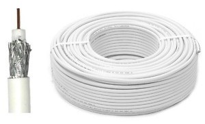 SF19/10 Bobina di cavo coassiale antenna 6,3 mm SAT 100 mt