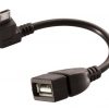 OTG/01 Cavetto OTG Spina micro USB a 90° Presa USB STD