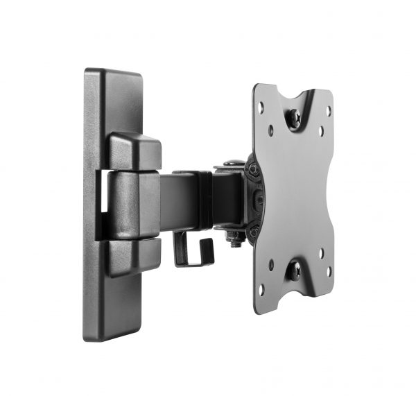 Supporto staffa inclinabile orientabile per tv lcd led 19 22 24 26 28 32 " pollici