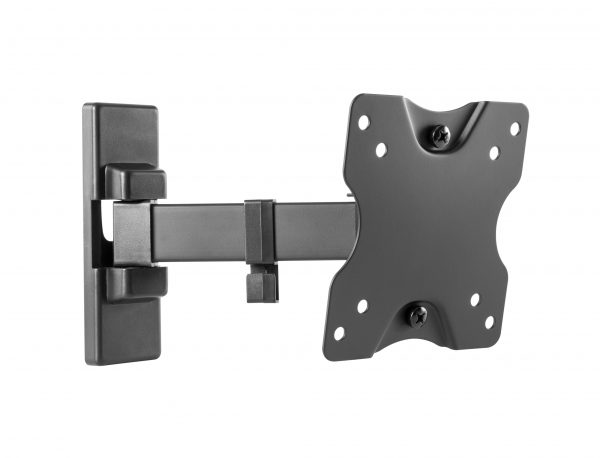 Supporto staffa inclinabile orientabile per tv lcd led 19 22 24 26 28 32 " pollici