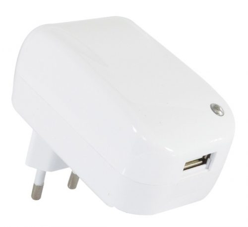 Alimentatore caricabatteria 2,1 A usb per smartphone e tablet