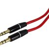 Cavo audio alta qualità - 2 jack - 1 jack 3,5 mm stereo / 1 jack 3,5 mm stereo - l. 1,5 mt