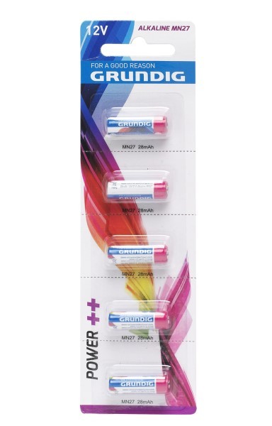 5 Batterie pile MN27 alcaline 12V Grundig