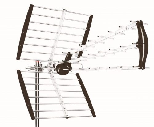 Antenna esterna da tetto UHF a larga banda per segnali DVB 42 elementi