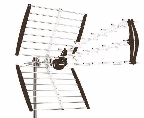 Antenna esterna da tetto UHF a larga banda per segnali DVB 42 elementi