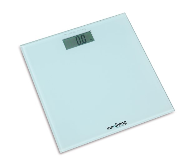 Bilancia pesapersone digitale ultraslim pedana in vetro temperato
