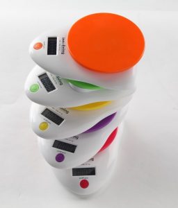 Bilancia digitale colorata da cucina GIALLA